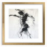 Expressive Abstract Figurative Wall Art – Motion and Grace