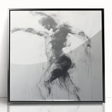 Expressive Abstract Figurative Wall Art – Motion and Grace