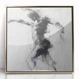 Expressive Abstract Figurative Wall Art – Motion and Grace
