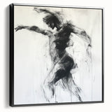 Expressive Abstract Figurative Wall Art – Motion and Grace