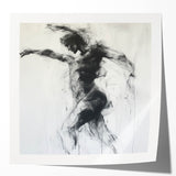 Expressive Abstract Figurative Wall Art – Motion and Grace