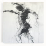 Expressive Abstract Figurative Wall Art – Motion and Grace