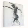 Expressive Abstract Figurative Wall Art – Motion and Grace