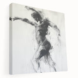 Expressive Abstract Figurative Wall Art – Motion and Grace