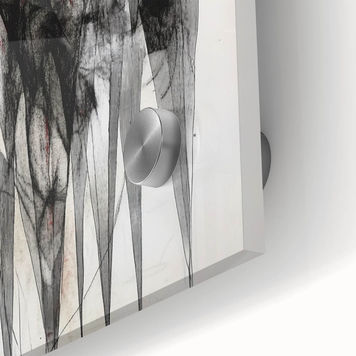 Abstract Figurative Wall Art – Mysterious Human Silhouettes