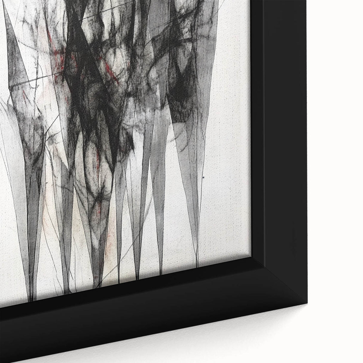 Abstract Figurative Wall Art – Mysterious Human Silhouettes