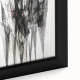 Abstract Figurative Wall Art – Mysterious Human Silhouettes