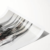 Abstract Figurative Wall Art – Mysterious Human Silhouettes