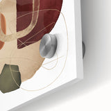 Geometric Minimalist Abstract Wall Art – Modern Earth Tone Design