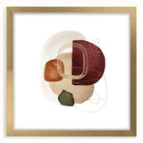 Geometric Minimalist Abstract Wall Art – Modern Earth Tone Design