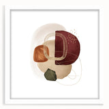 Geometric Minimalist Abstract Wall Art – Modern Earth Tone Design