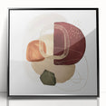 Geometric Minimalist Abstract Wall Art – Modern Earth Tone Design