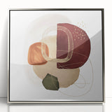 Geometric Minimalist Abstract Wall Art – Modern Earth Tone Design