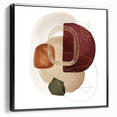 Geometric Minimalist Abstract Wall Art – Modern Earth Tone Design