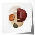 Geometric Minimalist Abstract Wall Art – Modern Earth Tone Design