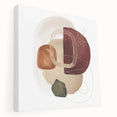 Geometric Minimalist Abstract Wall Art – Modern Earth Tone Design
