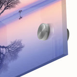 Serene Minimalist Landscape Art – Twilight Reflection Print