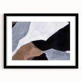 Modern Abstract Wall Art - Neutral Geometric Canvas Print