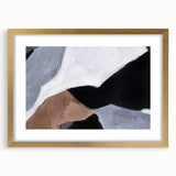 Modern Abstract Wall Art - Neutral Geometric Canvas Print