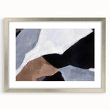 Modern Abstract Wall Art - Neutral Geometric Canvas Print