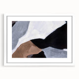 Modern Abstract Wall Art - Neutral Geometric Canvas Print