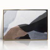 Modern Abstract Wall Art - Neutral Geometric Canvas Print