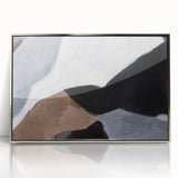 Modern Abstract Wall Art - Neutral Geometric Canvas Print