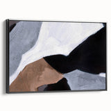 Modern Abstract Wall Art - Neutral Geometric Canvas Print
