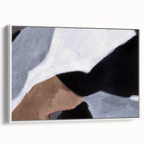 Modern Abstract Wall Art - Neutral Geometric Canvas Print