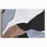 Modern Abstract Wall Art - Neutral Geometric Canvas Print