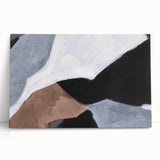 Modern Abstract Wall Art - Neutral Geometric Canvas Print