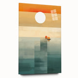Serene Sunset Wall Art – Tranquil Nature Canvas Prints
