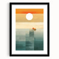 Serene Sunset Wall Art – Tranquil Nature Canvas Prints