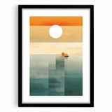 Serene Sunset Wall Art – Tranquil Nature Canvas Prints