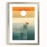 Serene Sunset Wall Art – Tranquil Nature Canvas Prints