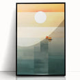Serene Sunset Wall Art – Tranquil Nature Canvas Prints