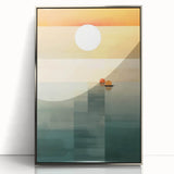Serene Sunset Wall Art – Tranquil Nature Canvas Prints