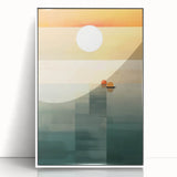 Serene Sunset Wall Art – Tranquil Nature Canvas Prints
