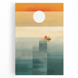 Serene Sunset Wall Art – Tranquil Nature Canvas Prints