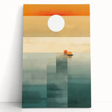 Serene Sunset Wall Art – Tranquil Nature Canvas Prints
