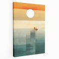 Serene Sunset Wall Art – Tranquil Nature Canvas Prints