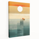 Serene Sunset Wall Art – Tranquil Nature Canvas Prints