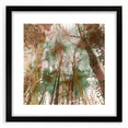 Textured Acrylic Wall Art – Nature-Inspired Abstract Forest Print