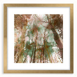 Textured Acrylic Wall Art – Nature-Inspired Abstract Forest Print