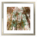 Textured Acrylic Wall Art – Nature-Inspired Abstract Forest Print