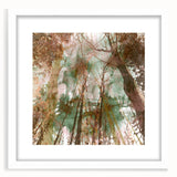 Textured Acrylic Wall Art – Nature-Inspired Abstract Forest Print