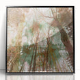 Textured Acrylic Wall Art – Nature-Inspired Abstract Forest Print