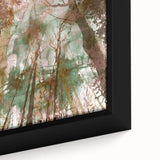 Textured Acrylic Wall Art – Nature-Inspired Abstract Forest Print