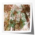 Textured Acrylic Wall Art – Nature-Inspired Abstract Forest Print