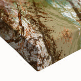 Textured Acrylic Wall Art – Nature-Inspired Abstract Forest Print